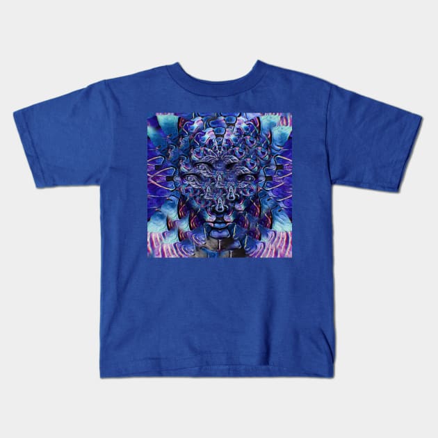 Virtual eyes entity Kids T-Shirt by rolffimages